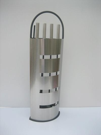 Stainless Steel fireplace set "basic"